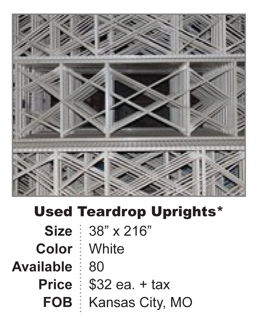 Used Teardrop Uprights