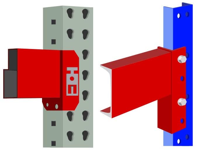 Structural Steel Rack and Roll Formed Steel Rack REB Storage Systems