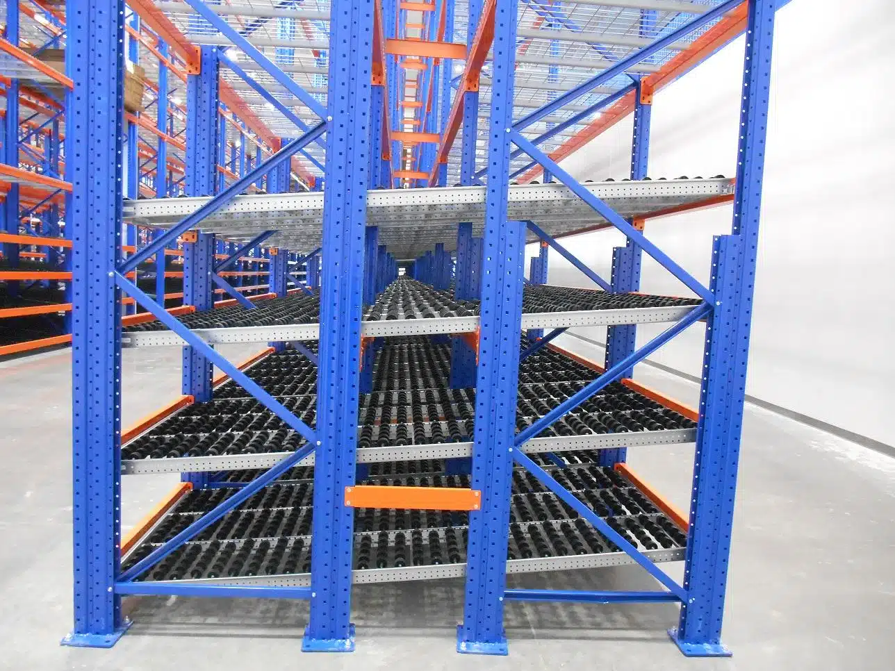Carton Flow Rack Side Profile