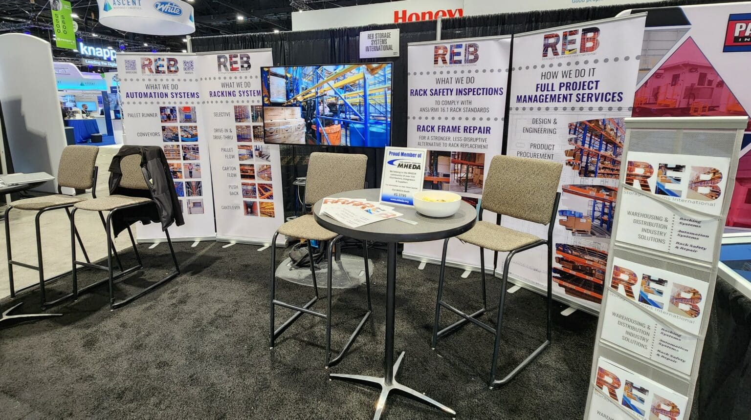 REB Exhibited at the 2023 ProMat Show REB Storage Systems