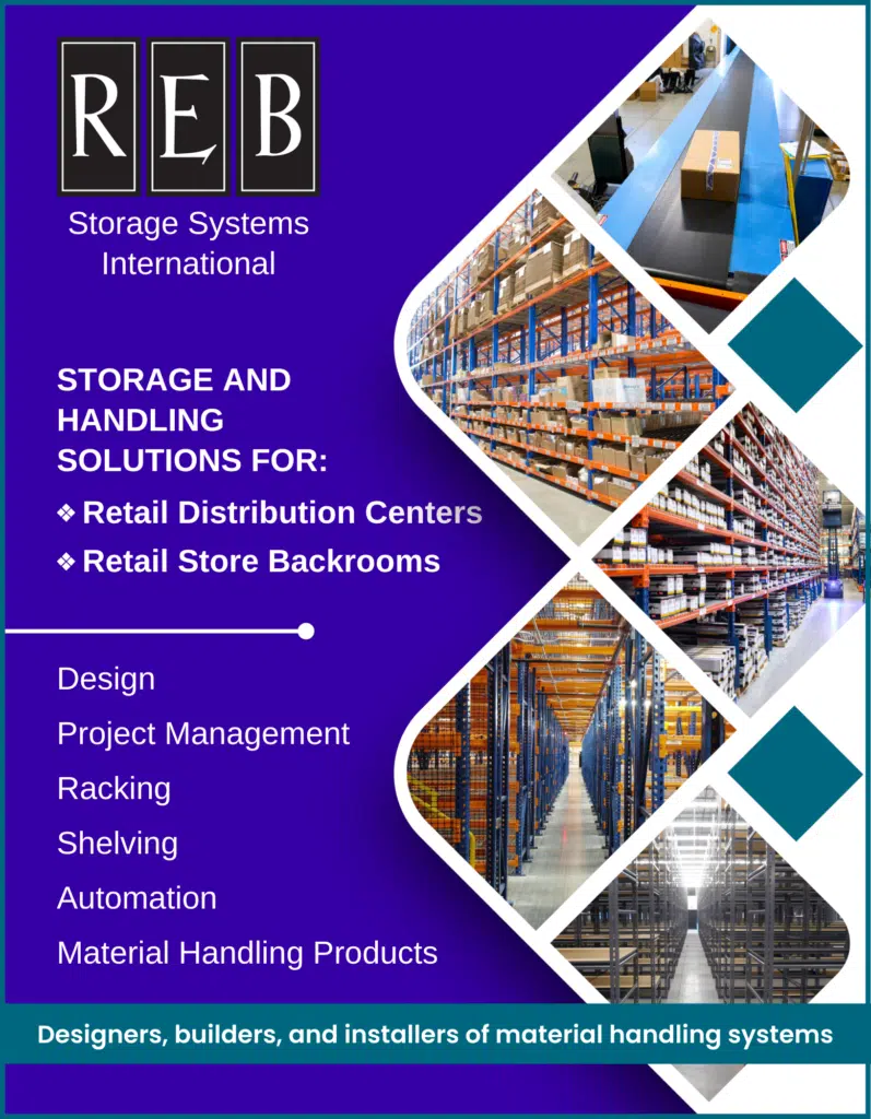 Retail Material Handling Systems and Services Brochure Cover
