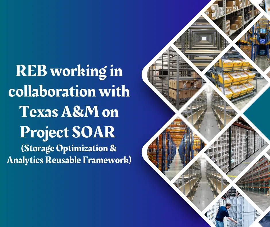 Project SOAR announcement with a collage of pictures of material handling systems