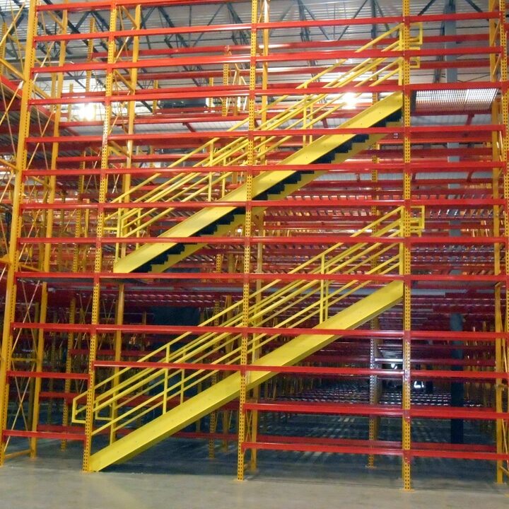 Rack Supported Mezzanine Stairs