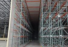 Rack supported freezer with selective racking