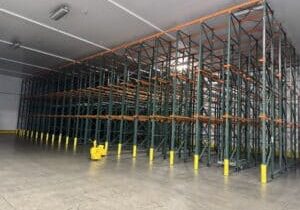 Drive-In racking system in cold storage environment