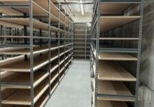 Rivet Shelving Aisle Rivet shelving aisle